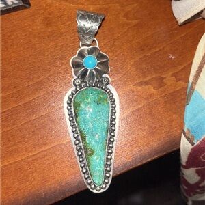 Kevin Begay turquoise pendant